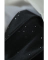 Pleated tulle midi skirt with starry glitter