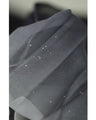 Pleated tulle midi skirt with starry glitter