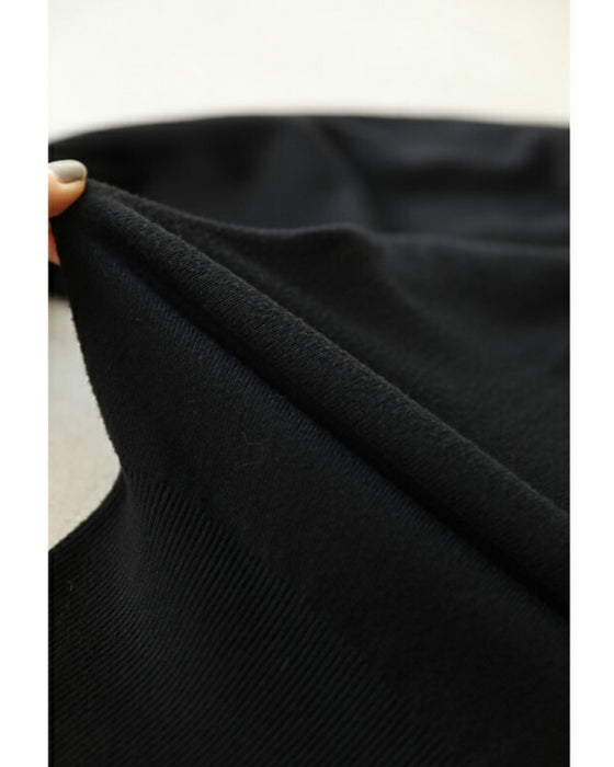 Soft and comfortable puff sleeve knit pullover top