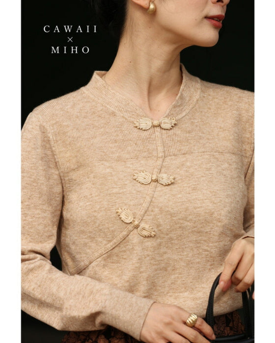 An introduction to Chinoiserie. China button knit