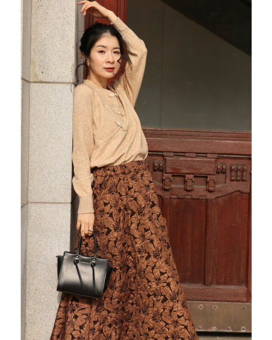 An introduction to Chinoiserie. China button knit