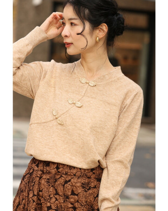 An introduction to Chinoiserie. China button knit