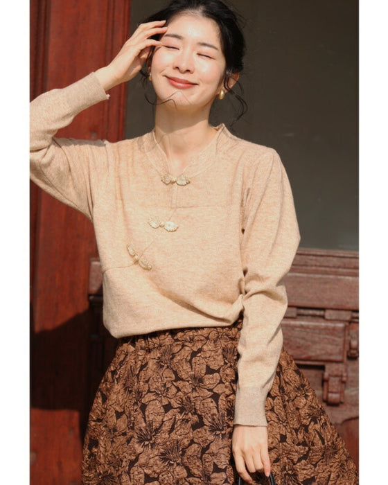 An introduction to Chinoiserie. China button knit