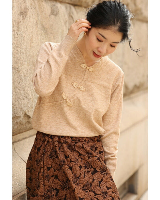 An introduction to Chinoiserie. China button knit