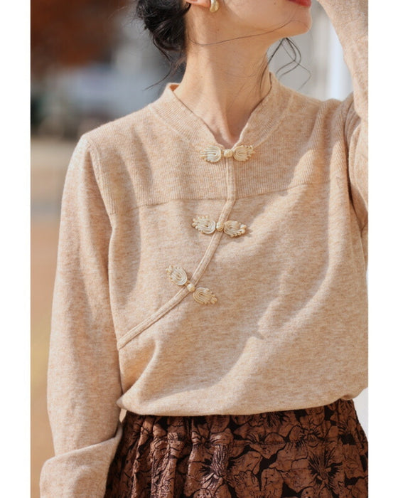 An introduction to Chinoiserie. China button knit