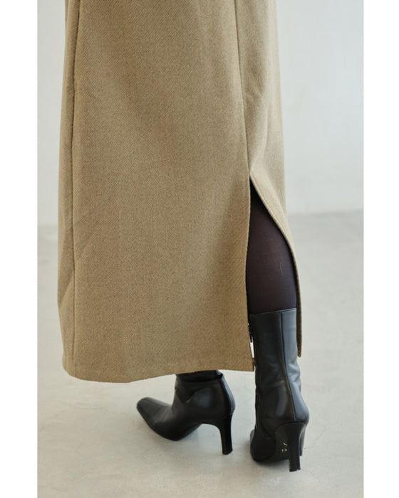 スクエアネックワンピースとカットソーとベルトの3点セット