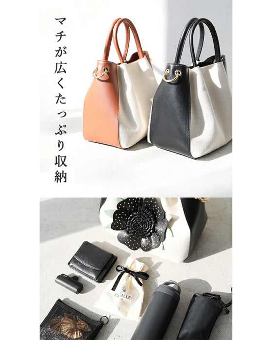 (ショルダーベルト付き)褒められ立体花 ハンドバッグ