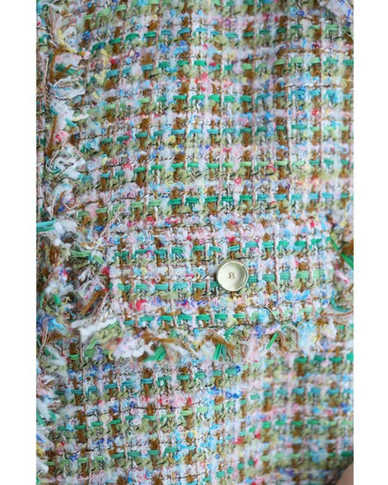 色とりどりなミックスカラーツイード風ベスト