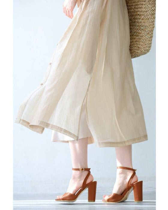 オトナの艶足しシアーロングシャツカーディガン