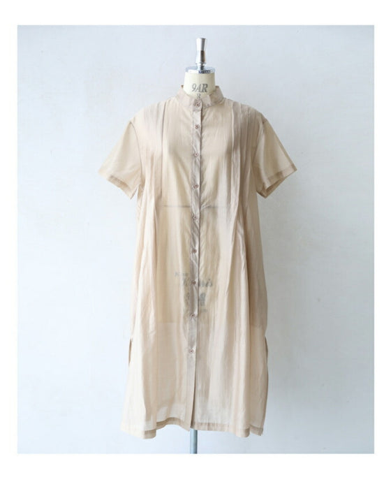 オトナの艶足しシアーロングシャツカーディガン