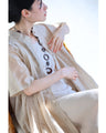 A sheer long shirt cardigan with a sophisticated touch