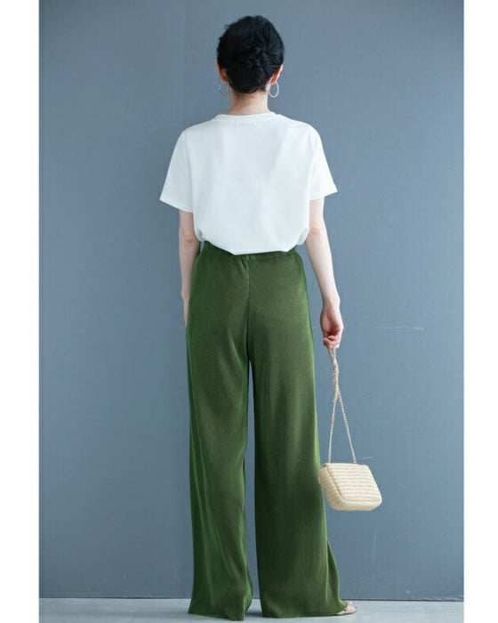 Beaded glittering 3D flower corsage T-shirt top