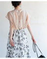 3-way sheer shirt that can be worn front or back