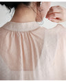 3-way sheer shirt that can be worn front or back