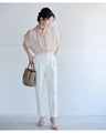 3-way sheer shirt that can be worn front or back