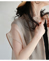 3-way sheer shirt that can be worn front or back