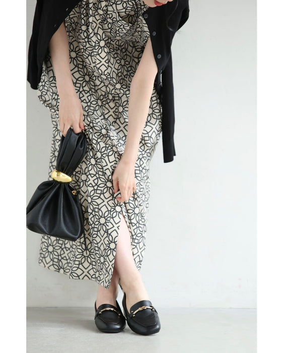 足取り軽い柔らかビットローファー