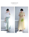 Braided flower short strap (with clear holder)