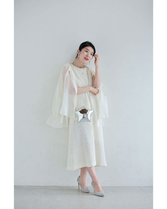 ぷっくり星型バルーン風チェーンバッグ（チェーンショルダー付き)