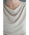 Beautiful draped cut and sew top and cool long skirt set