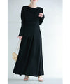 Beautiful draped cut and sew top and cool long skirt set