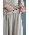 Beautiful draped cut and sew top and cool long skirt set