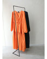 A plain yet gorgeous tiered long dress
