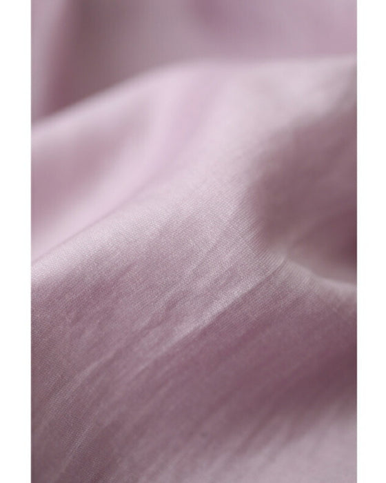 パフフリルスリーブの艶シャツトップス