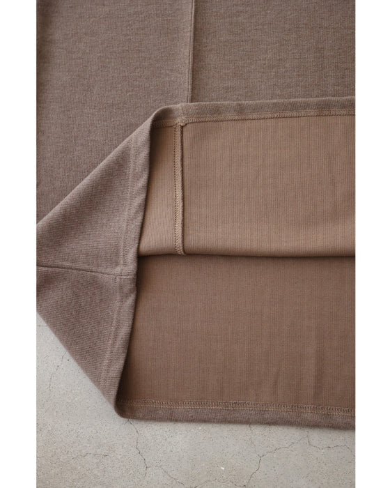 Pearl line knit midi dress