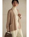 Sparkling bejeweled knit cardigan