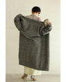 A warm and cute long knit cardigan