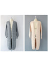 A warm and cute long knit cardigan