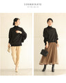 Meteor shower drape line pullover top