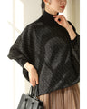 Meteor shower drape line pullover top