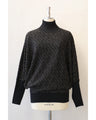 Meteor shower drape line pullover top