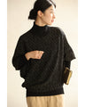 Meteor shower drape line pullover top