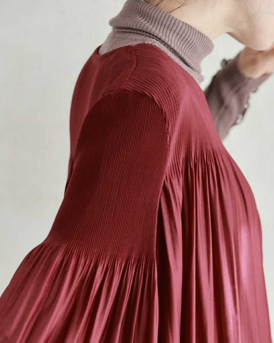 ひらひらサークルフリルのフレアブラウストップス