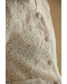 Sequin floral relief jacket and tulle skirt 2-piece set [set]