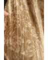 Floating floral velvet midi dress
