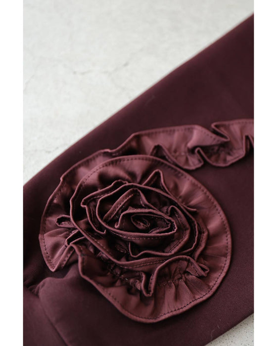 うずまきフリルの花咲くプルオーバートップス