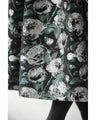 A jacquard midi skirt with a modern floral world