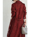 Luxurious all-over lace trench coat (with belt)