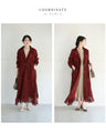 Luxurious all-over lace trench coat (with belt)