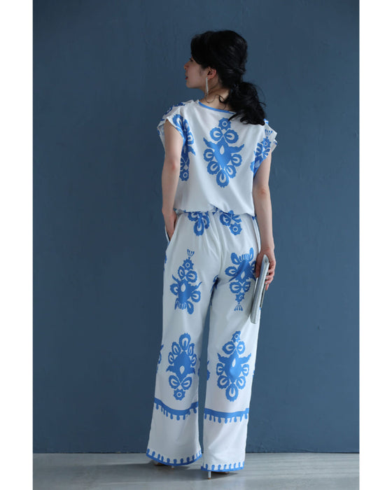 サントリーニの風が吹くバカンスセットアップ【set】