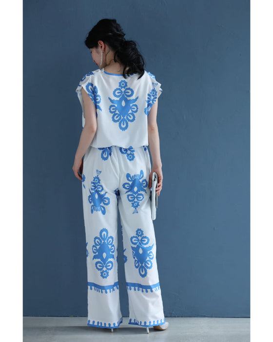 サントリーニの風が吹くバカンスセットアップ【set】