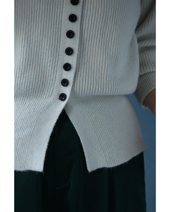 Xラインニットカーディガンとロングスカート2点セット【set】