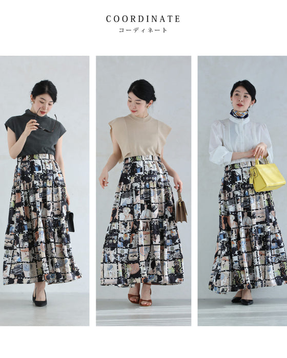 シネマの中のファッションアイコンミディアムスカート