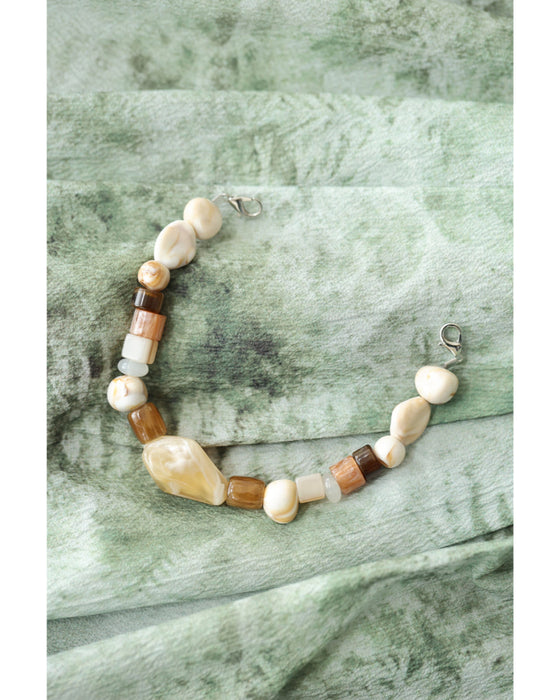 前後着用可能な2way。アート柄キャミロングワンピース(アクセサリー付き)