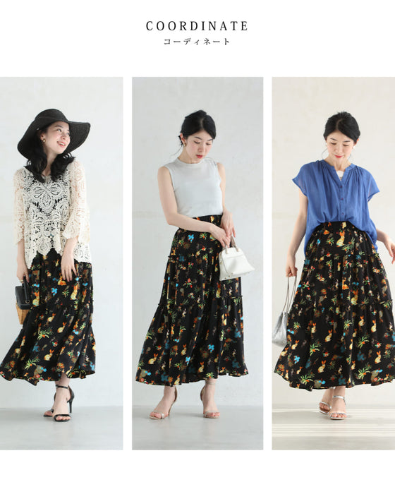 楽園に潜むアニマルロングスカート