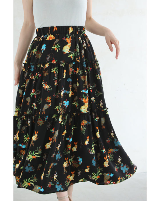 楽園に潜むアニマルロングスカート